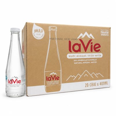 Thùng nước khoáng LaVie Premium 400ml chính hãng tại Thiên An – Giao Nước Nhanh
